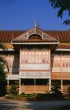 Vongburi House is a two-storey teak house built by the last prince of Phrae, Luang Phongphibun, in the late 19th century CE.<br/><br/>

Phrae was built next to the Yom River in the 12th century and was part of the Mon kingdom of Haripunchai. In 1443, King Tilokaraj of the neighbouring Lanna kingdom captured the town.