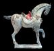 China: A ceramic horse from a tomb in Henan Province, Tang Dynasty (618-906 CE)